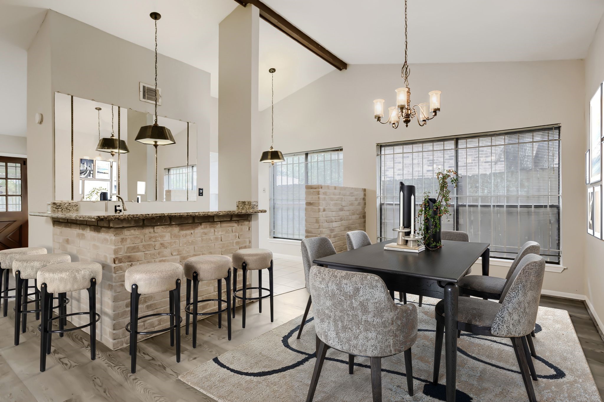 10103 Inwood Shadows Street Houston, TX 77088 - Photo 5 of 32 a view of a dining room with furniture