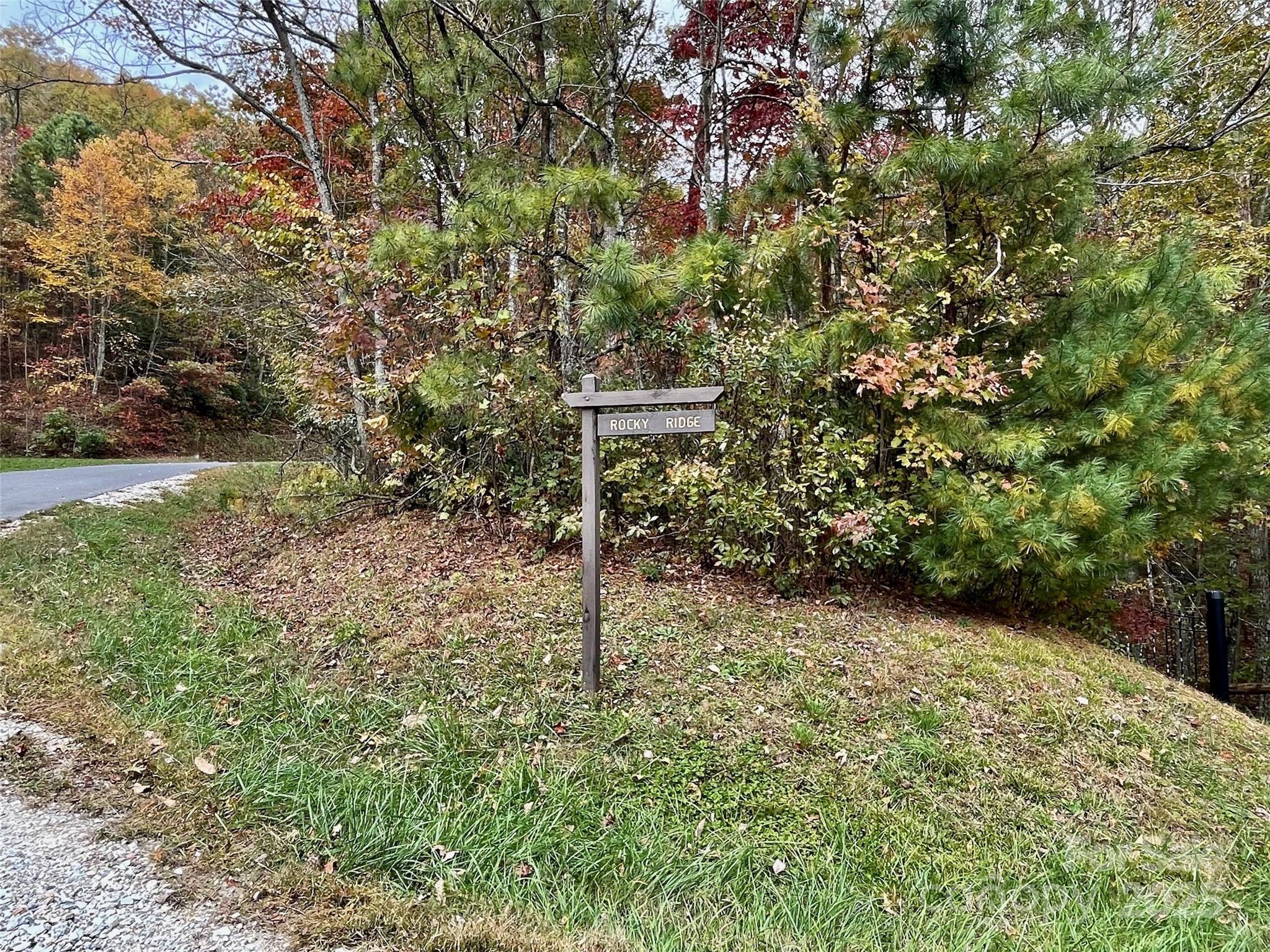 Lot 8 Rocky Ridge Road Bryson City, NC 28713 - Photo 8 of 13 a backyard of a house with a tree