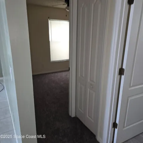 a bathroom with a window