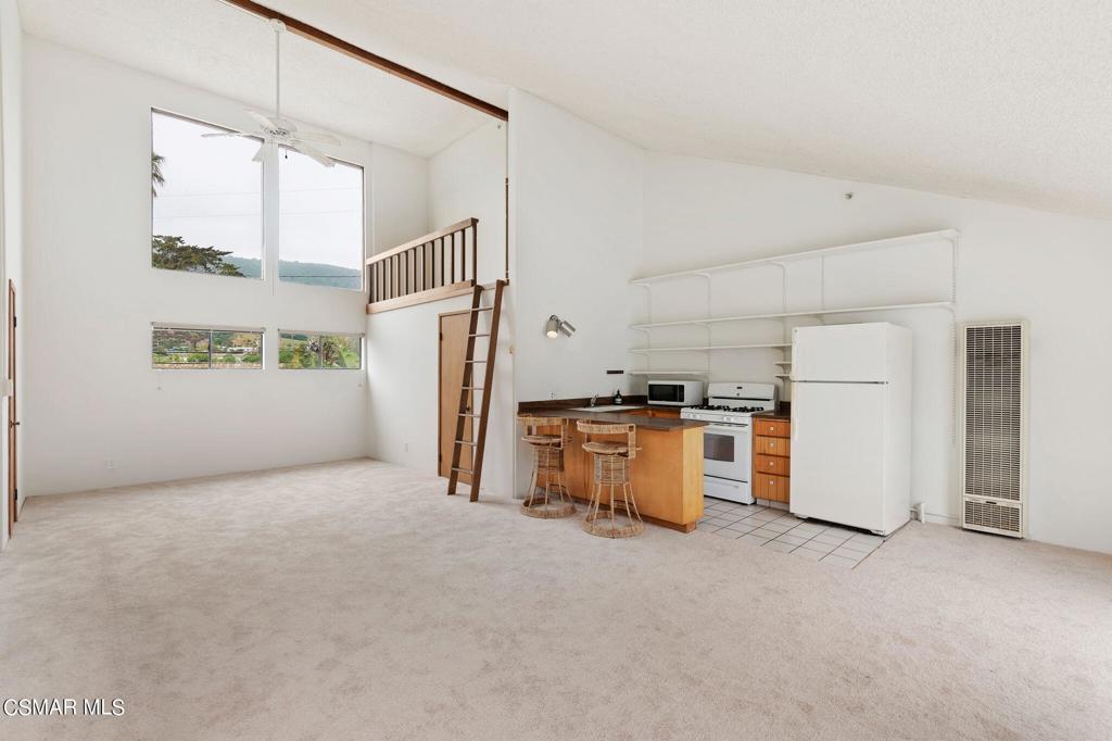 3523 Padaro Lane Carpinteria, CA 93013 - Photo 4 of 14 a view of kitchen with furniture and refrigerator