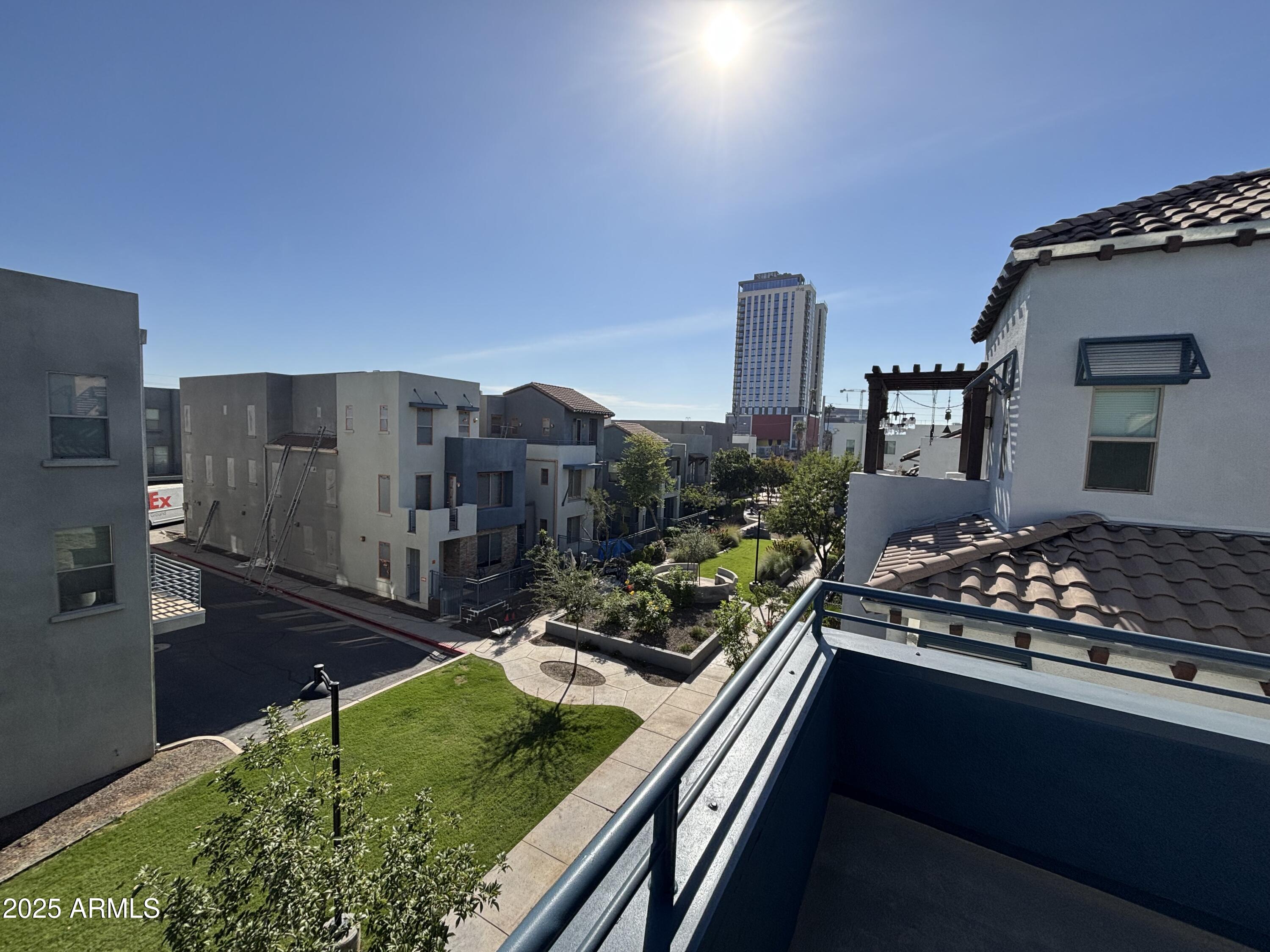 615 East Portland Street, Unit 113 Phoenix, AZ 85004 - Photo 24 of 28 a city view from a balcony