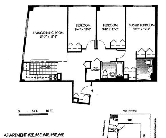 $950,000 | 300 West 145th Street, Unit 6E | Central Harlem