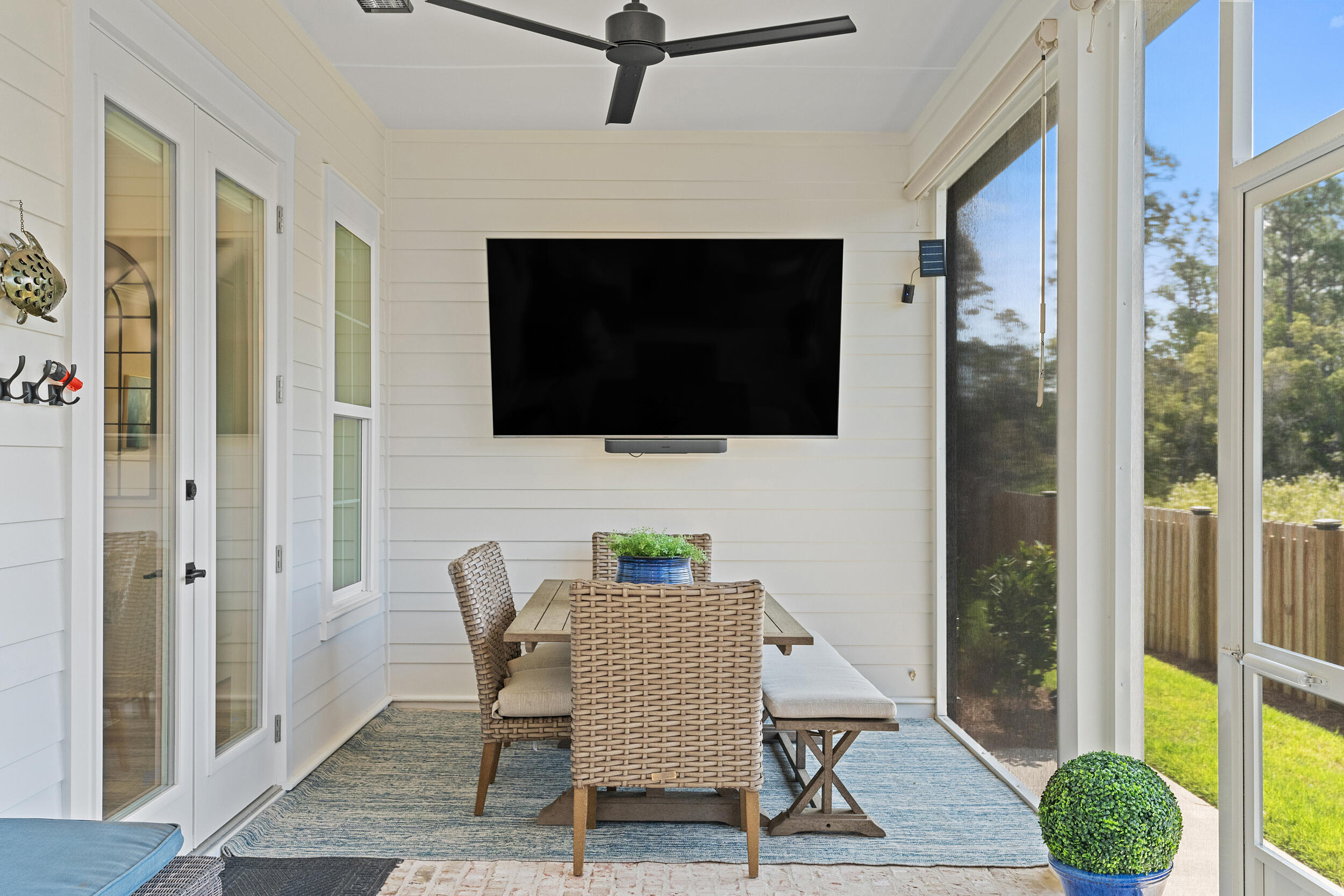 197 Suwannee Dr Inlet Beach Inlet Beach, FL 32461 - Photo 44 of 65 Large Screened Porch