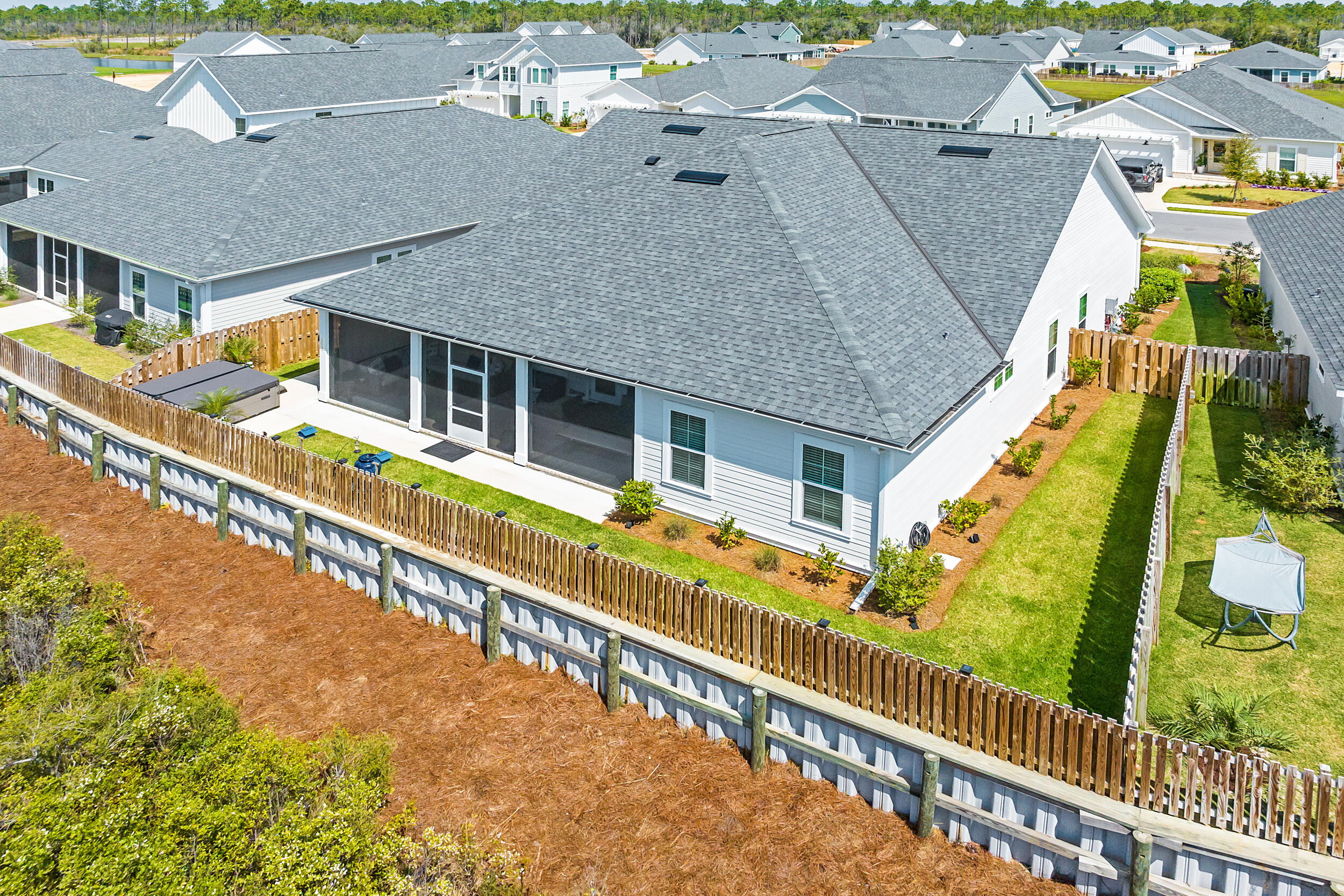 197 Suwannee Dr Inlet Beach Inlet Beach, FL 32461 - Photo 9 of 65 Aerial View | Backyard