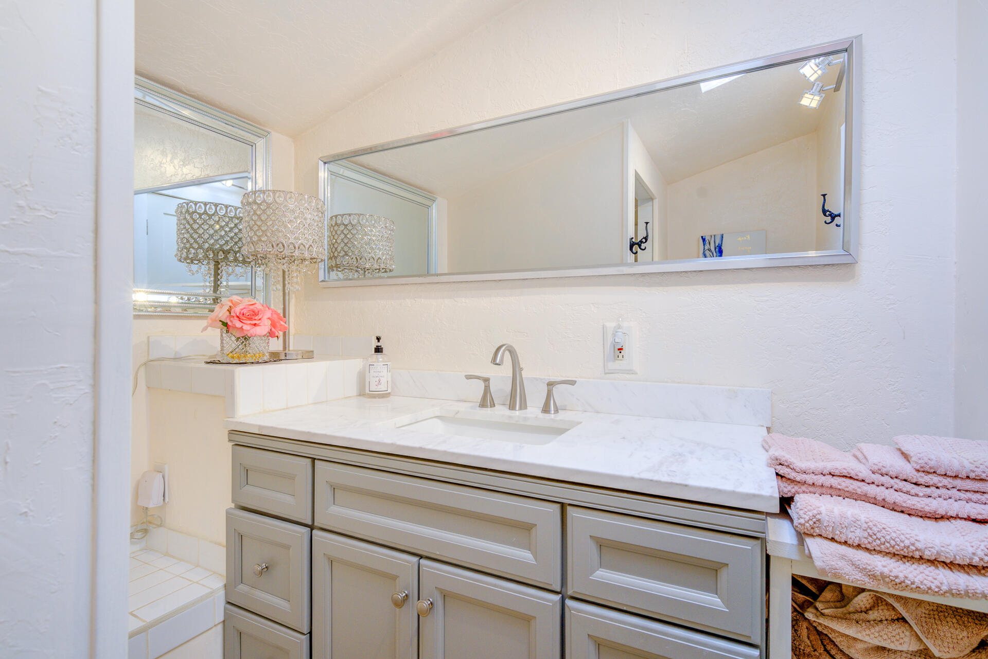 547-705 Old Hwy Road McArthur, CA 96056 - Photo 34 of 62 a bathroom with a sink and a mirror
