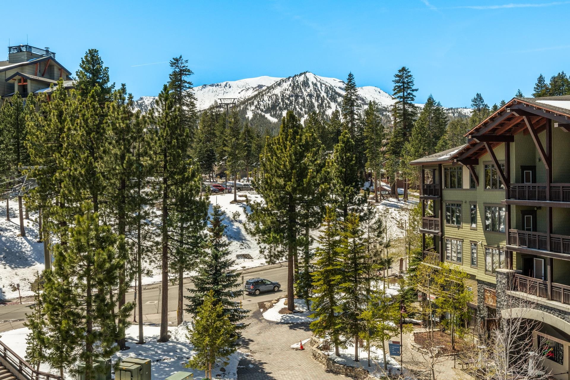 6201 Minaret Road, Unit 2430 Mammoth Lakes, CA 93546 - Photo 39 of 44 Window framing a mountain landscape
