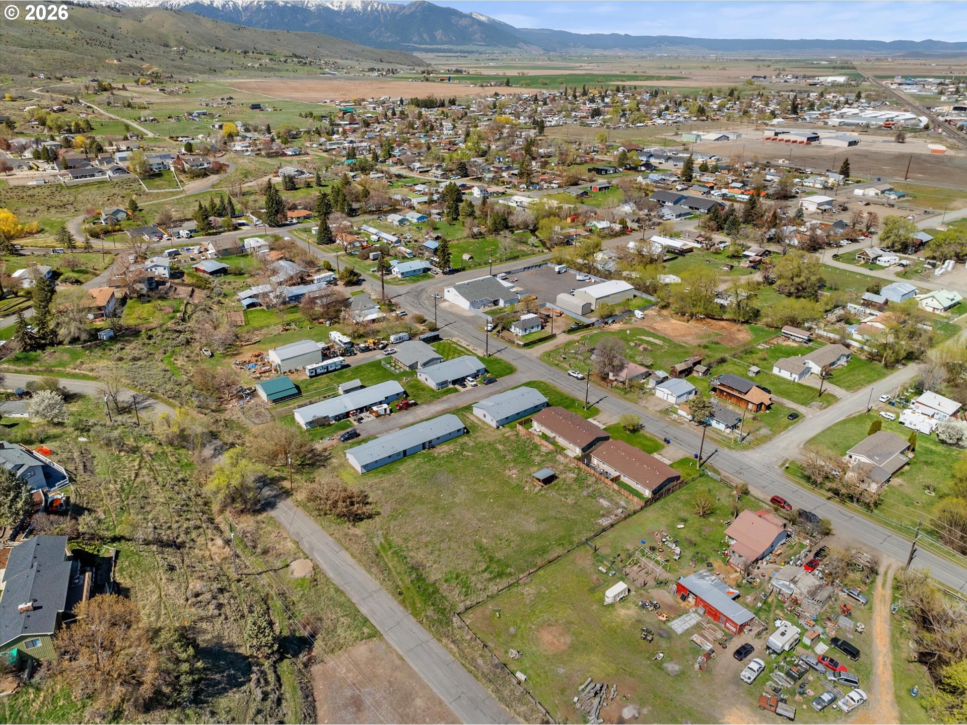 2735-2745 Myrtle Street Baker City, OR 97814 - Photo 17 of 27 an aerial view of residential houses with outdoor space