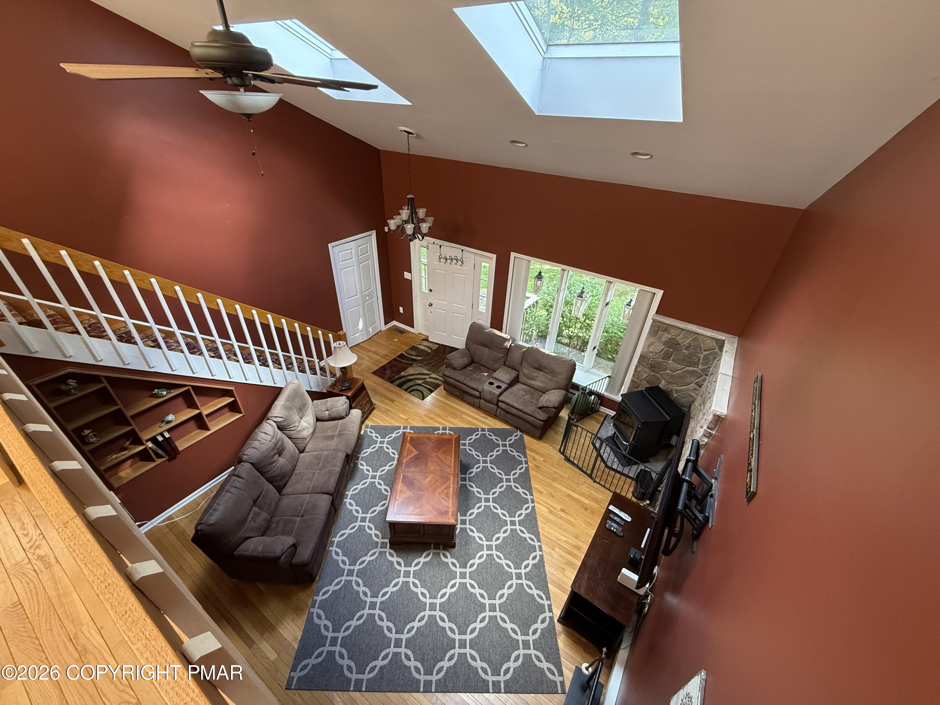 1165 Manor Hill Road Pocono Pines, PA 18350 - Photo 3 of 27 1165-LivingRoomAbove