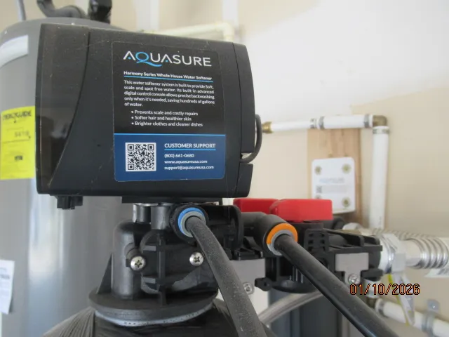 a view of small space with racks on the wall