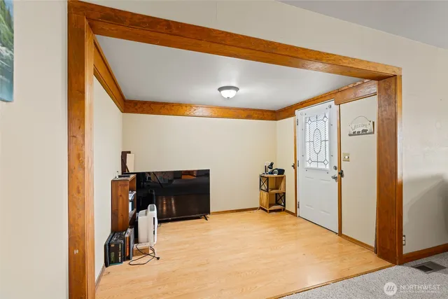 a view of a storage & utility room