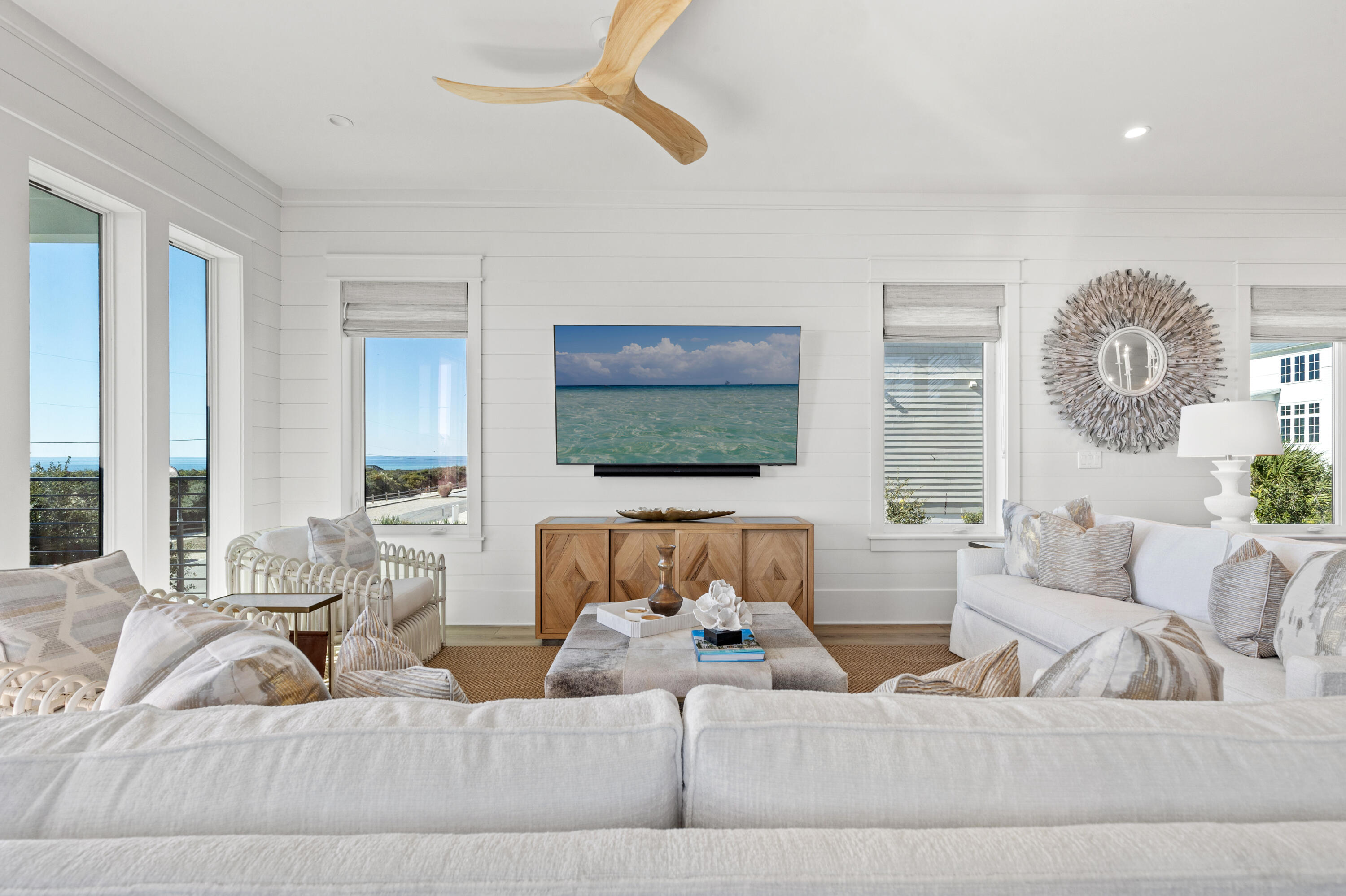 306 West Park Place Ave Inlet Beach Inlet Beach, FL 32461 - Photo 24 of 70 a living room with furniture and a flat screen tv