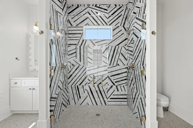 a view of an ocean and beach