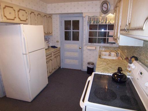 150 North Wolf Road Des Plaines, IL 60016 - Photo 8 of 16 a kitchen with refrigerator and window