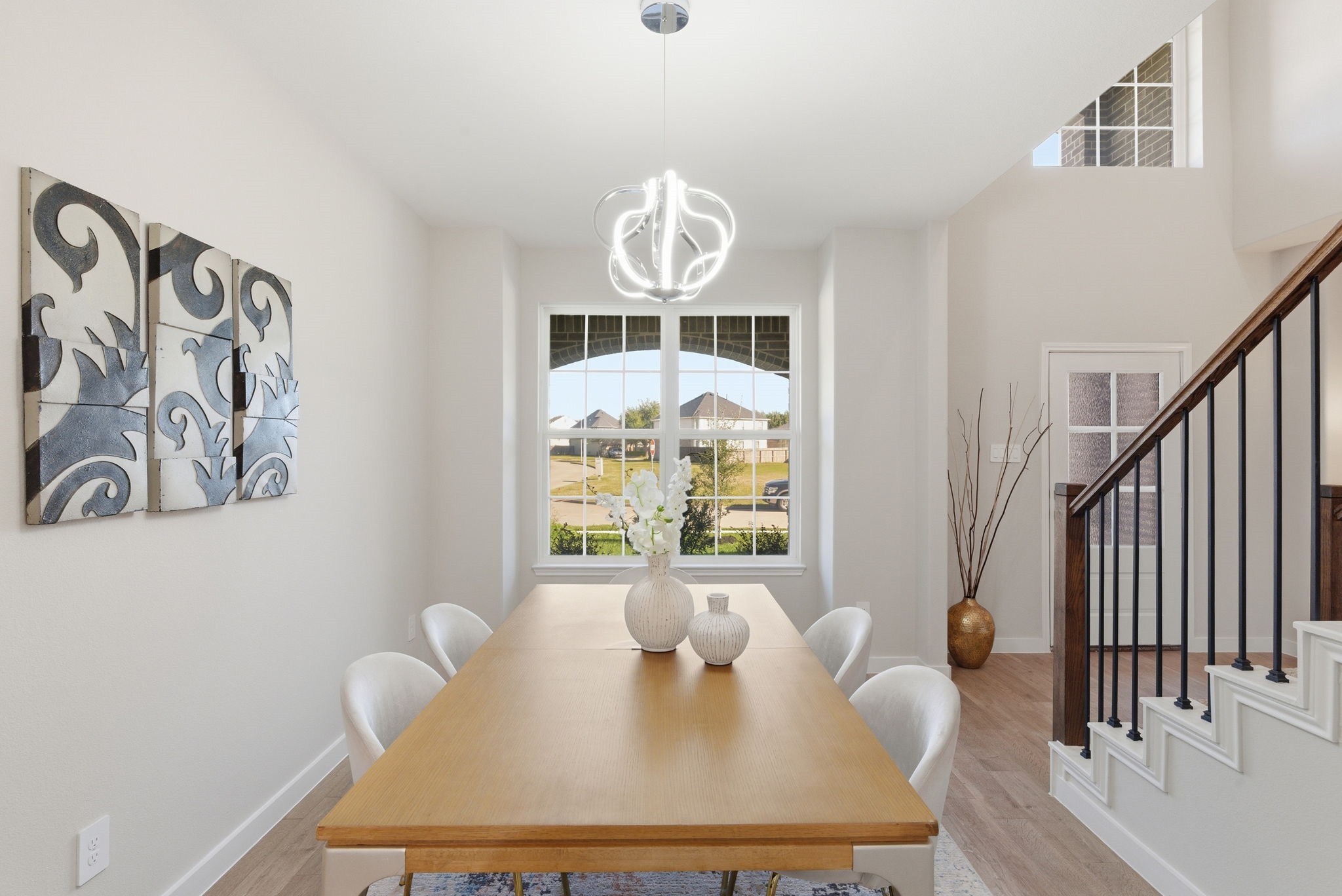 2443 Inlet Court Fresno, TX 77545 - Photo 8 of 50 a view of a dining room with furniture window and wooden floor