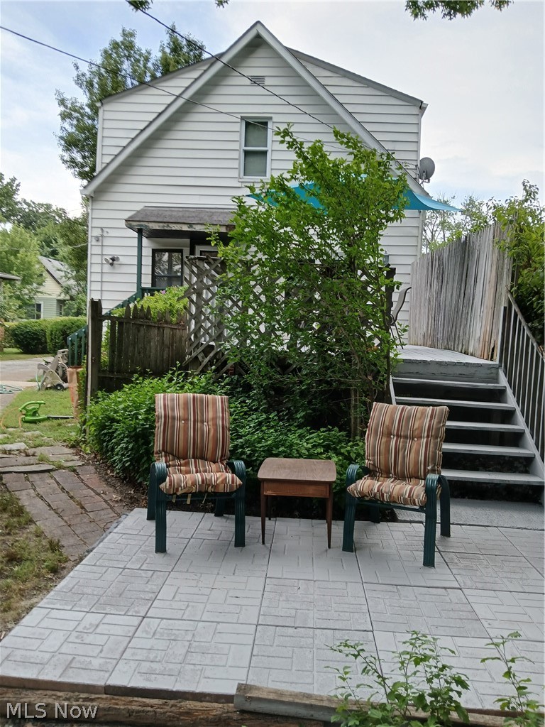 4313 Prasse Road South Euclid, OH 44121 - Photo 26 of 29 Lower patio overlooks large yard