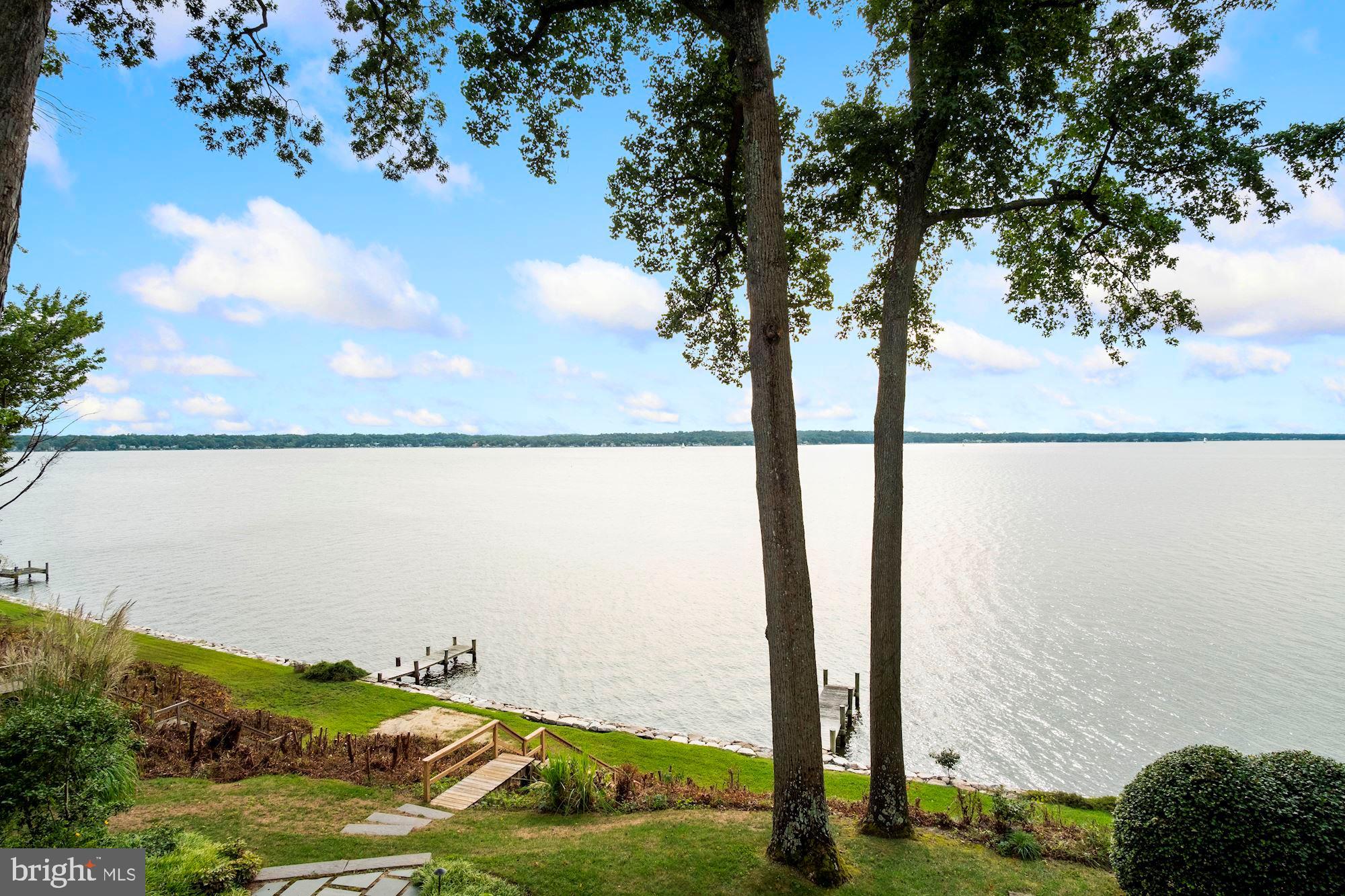 Backyard with Magnificent Water Views