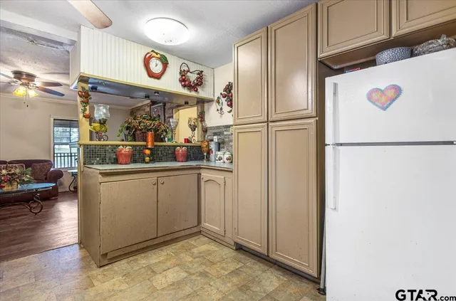 a backyard of a house