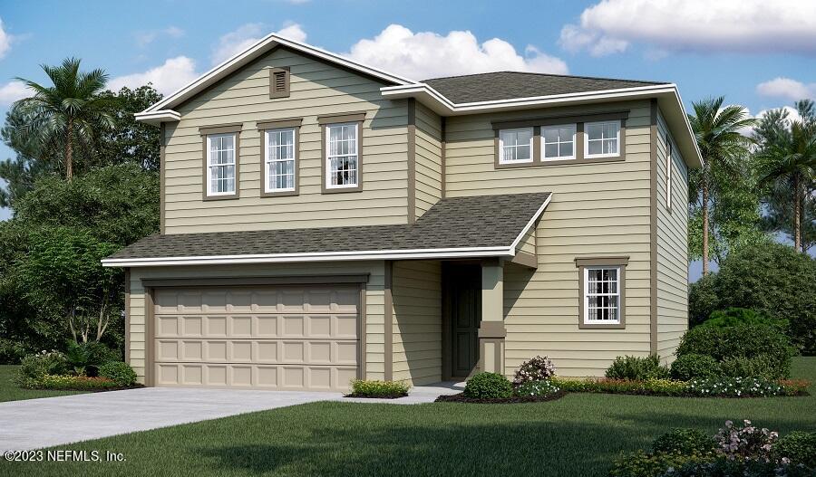 5138 Sawmill Point Way Jacksonville, FL 32210 - Photo 1 of 5 a front view of a house with a yard and green space