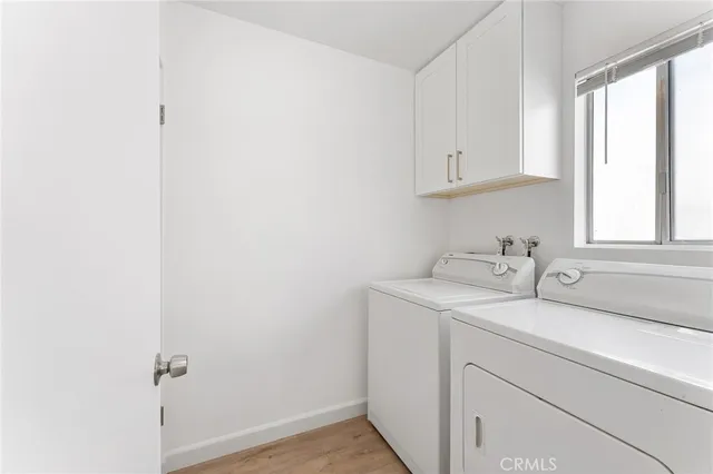 a view of a garage with clothes