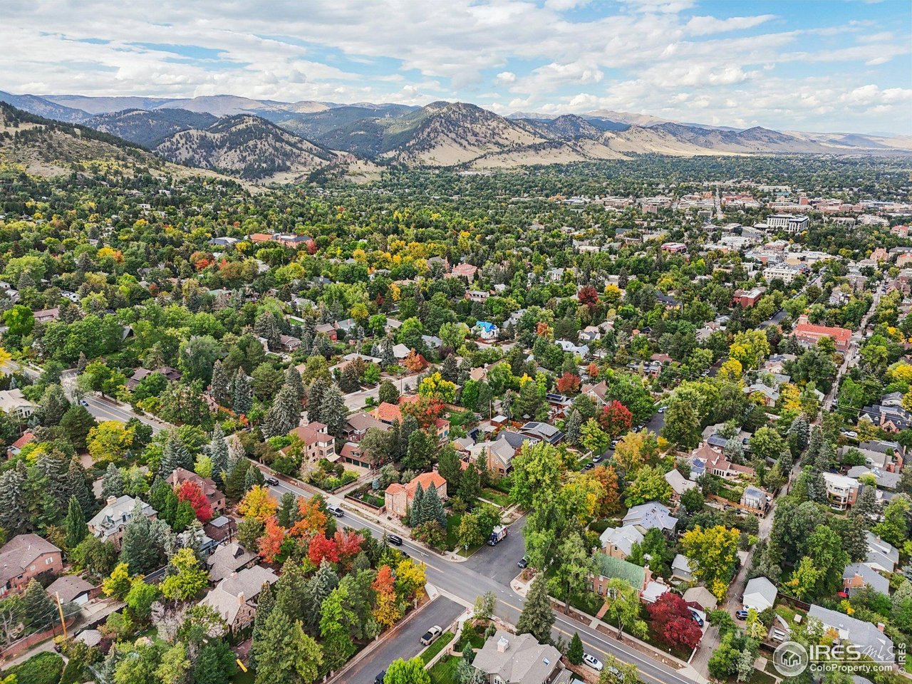 715 14th Street Boulder, CO 80302 - Photo 40 of 43 a view of a city with mountain