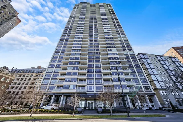 a front view of a building