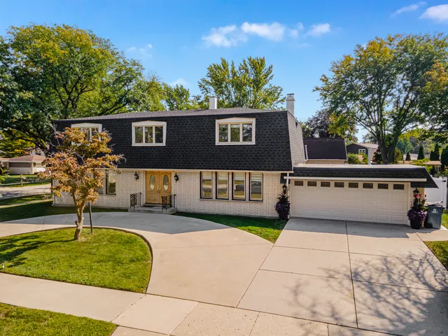 a view of a house with a patio