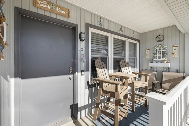 a view of balcony and patio