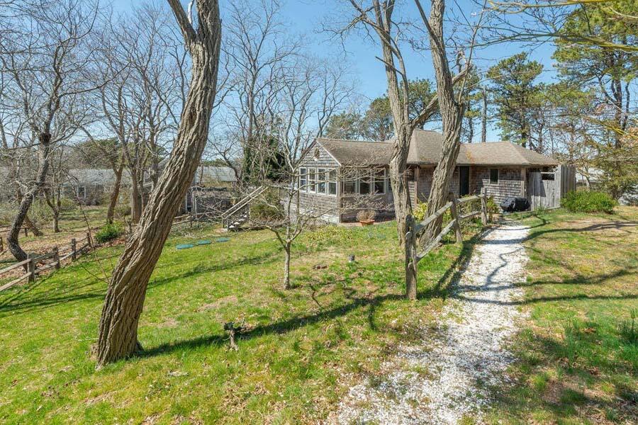 48 Nauhaught Bluff Road Wellfleet, MA 02667 - Photo 3 of 31 Shell pathway to house