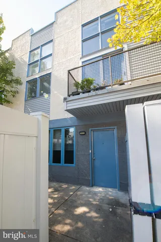 a view of a building with a window