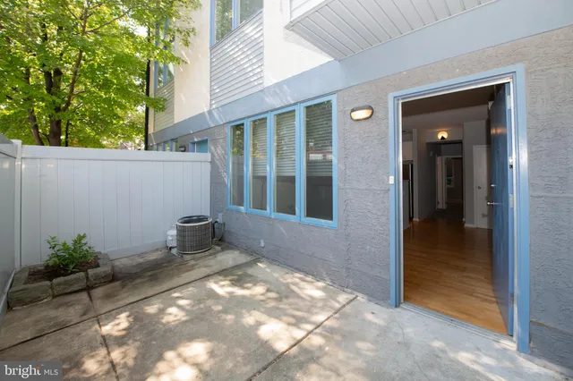 a backyard of a house