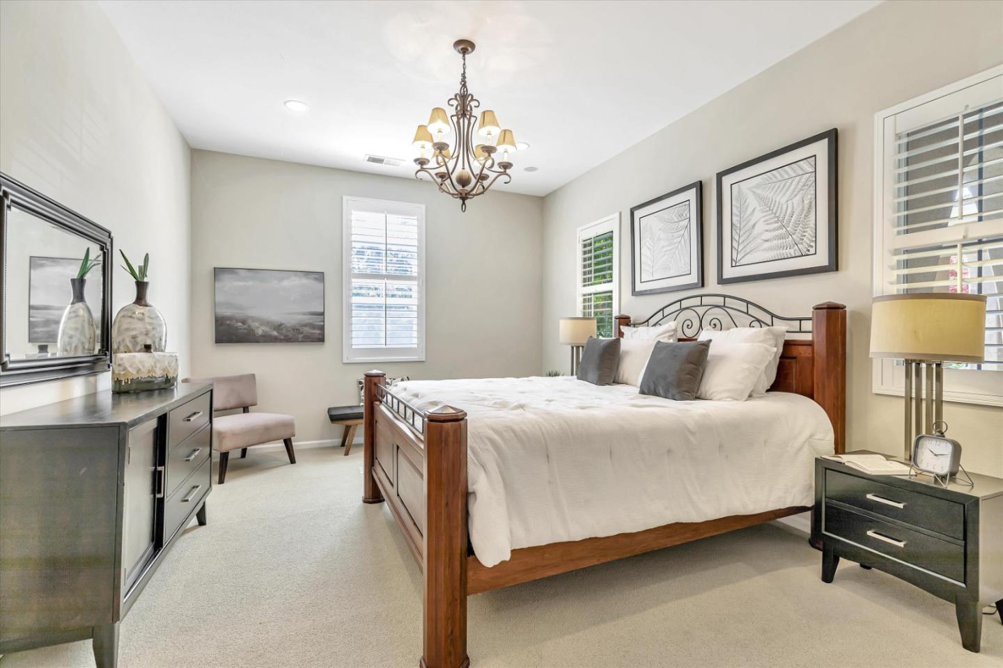 2124 Harvest Moon Lane San Ramon, CA 94582 - Photo 12 of 31 a bedroom with a bed and wooden floor