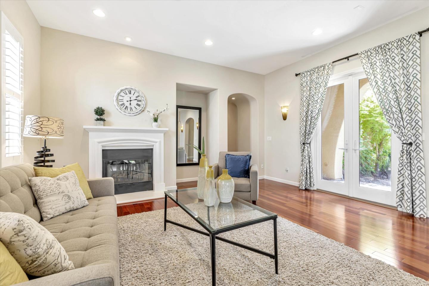 2124 Harvest Moon Lane San Ramon, CA 94582 - Photo 4 of 31 a living room with furniture and a fireplace