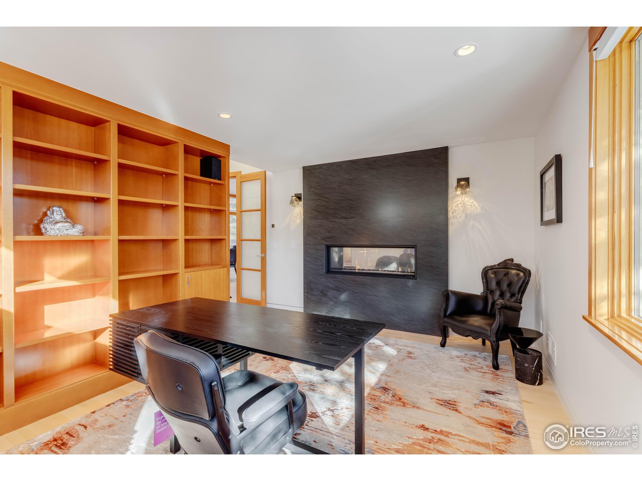835 Circle Drive Boulder, CO 80302 - Photo 24 of 35 Office with views and fireplace