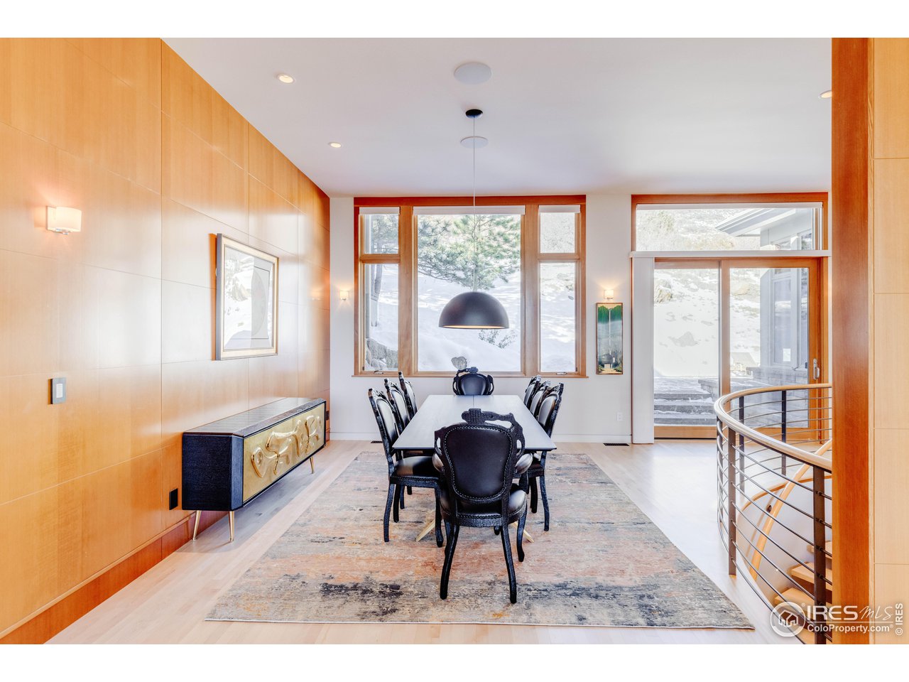 835 Circle Drive Boulder, CO 80302 - Photo 6 of 35 Dining Room with doors to back patio