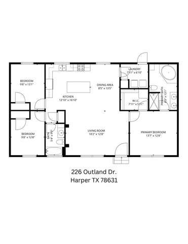 a picture of a floor plan