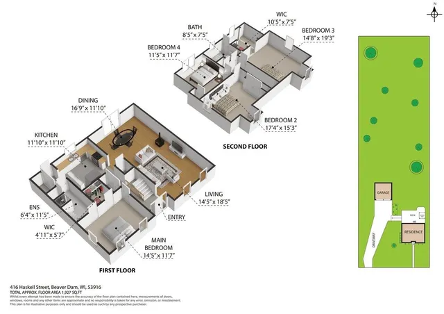 $338,000 | 416 Haskell Street, Beaver Dam, WI 53916