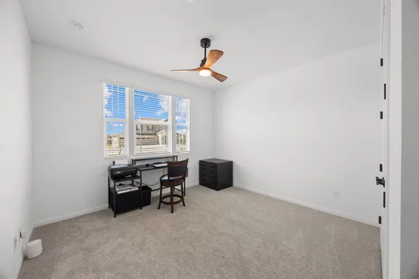 an workspace with a window