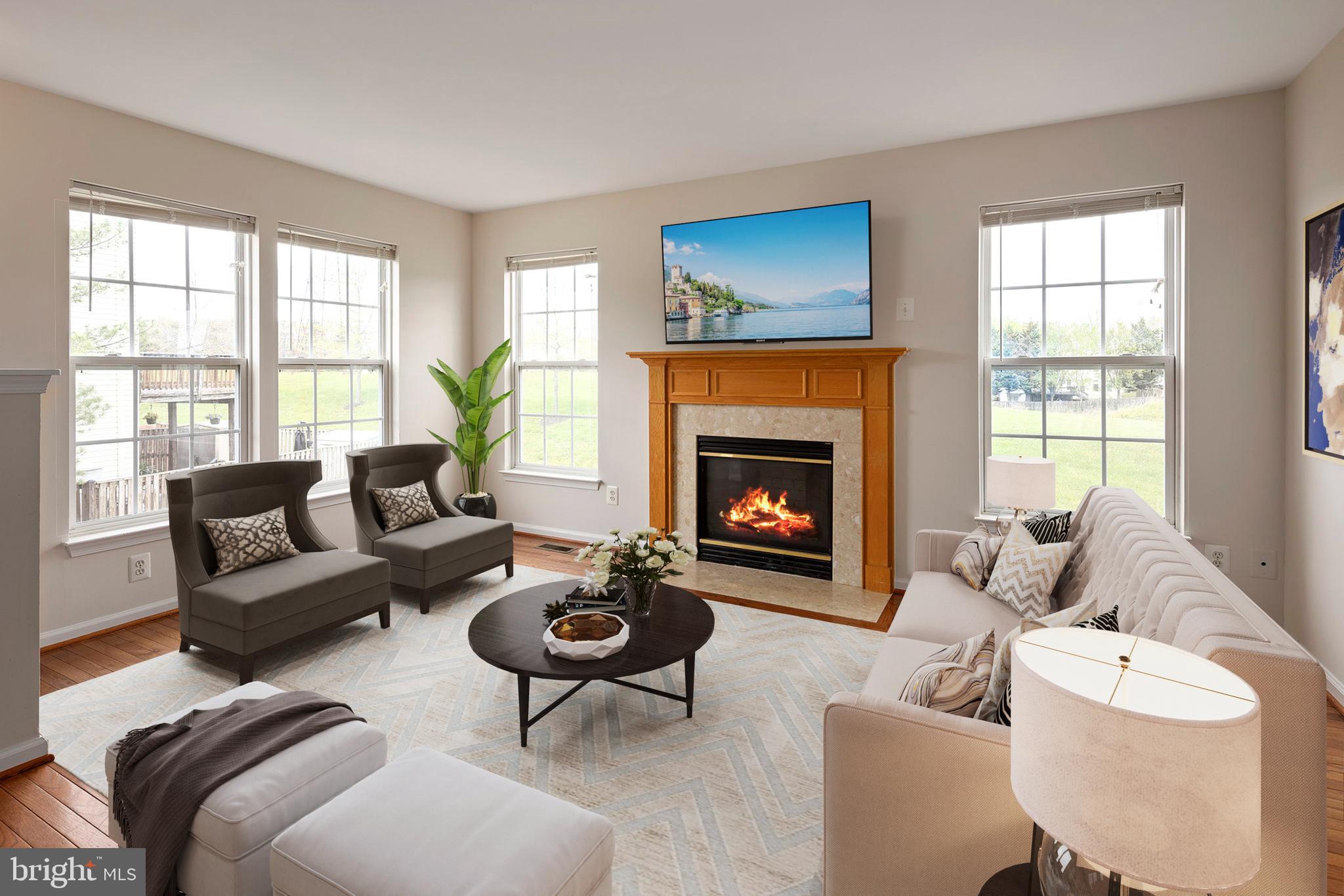 6741 Stone Maple Terrace Centreville, VA 20121 - Photo 14 of 35 Family Room - Windows Galore