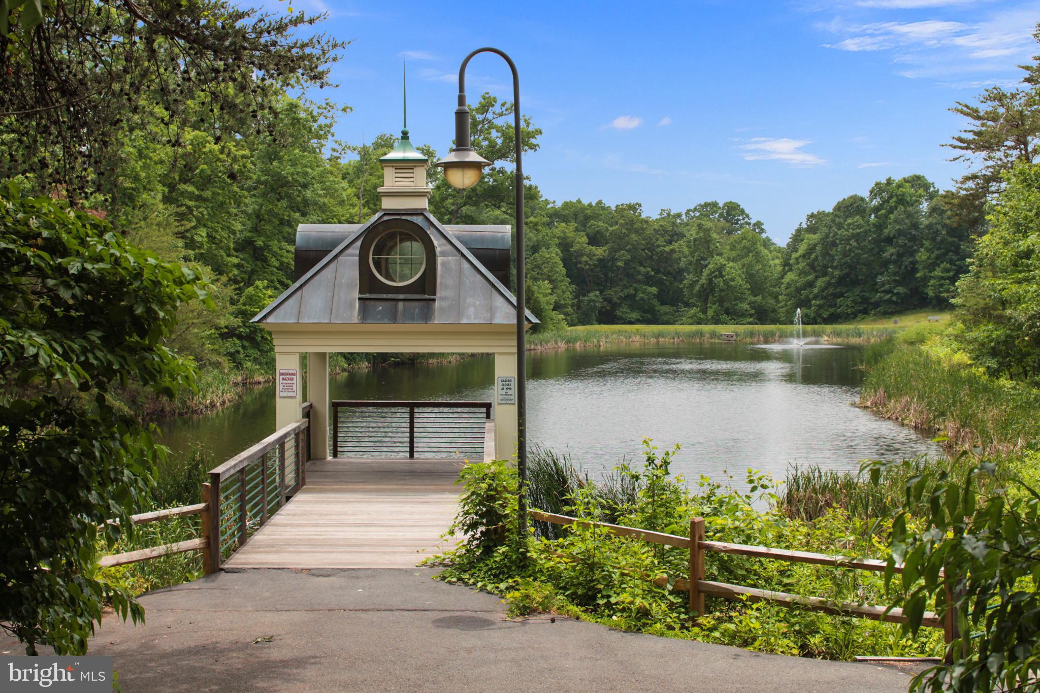 6741 Stone Maple Terrace Centreville, VA 20121 - Photo 33 of 35 Gorgeous Pond w/Fountain