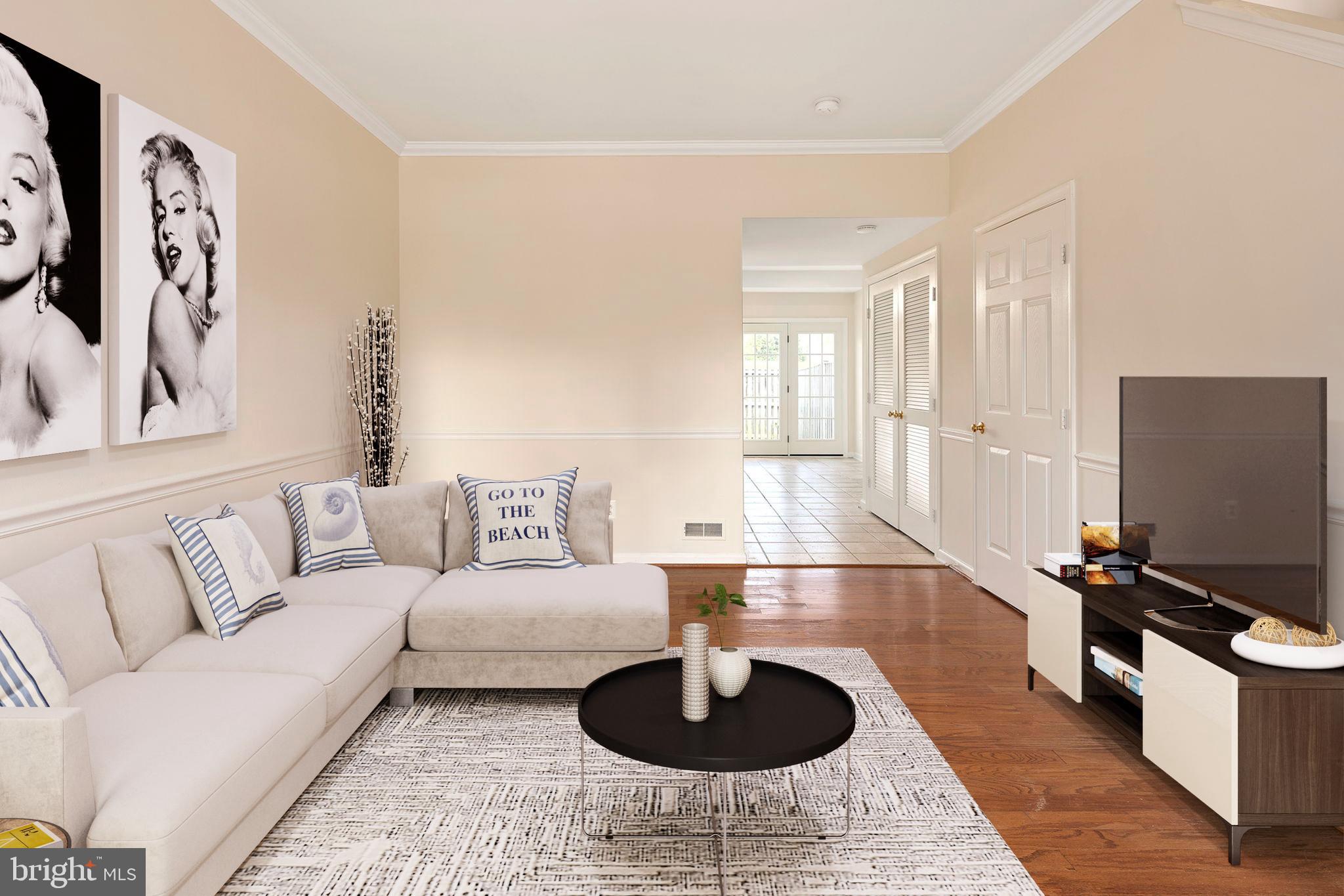 6741 Stone Maple Terrace Centreville, VA 20121 - Photo 5 of 35 Living Room - Crown Molding