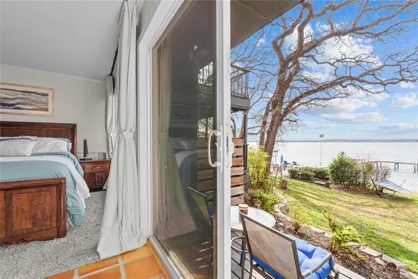 a room with furniture and a window