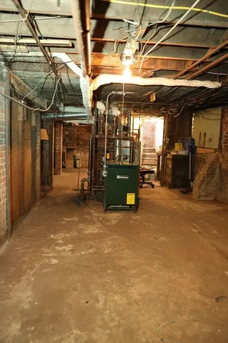 a view of water heater room