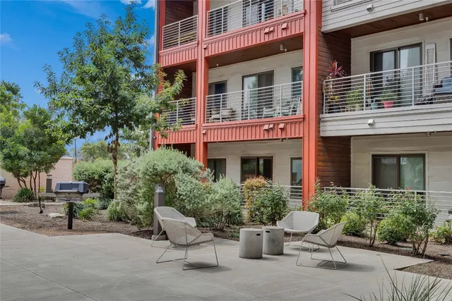a view of a house with a patio