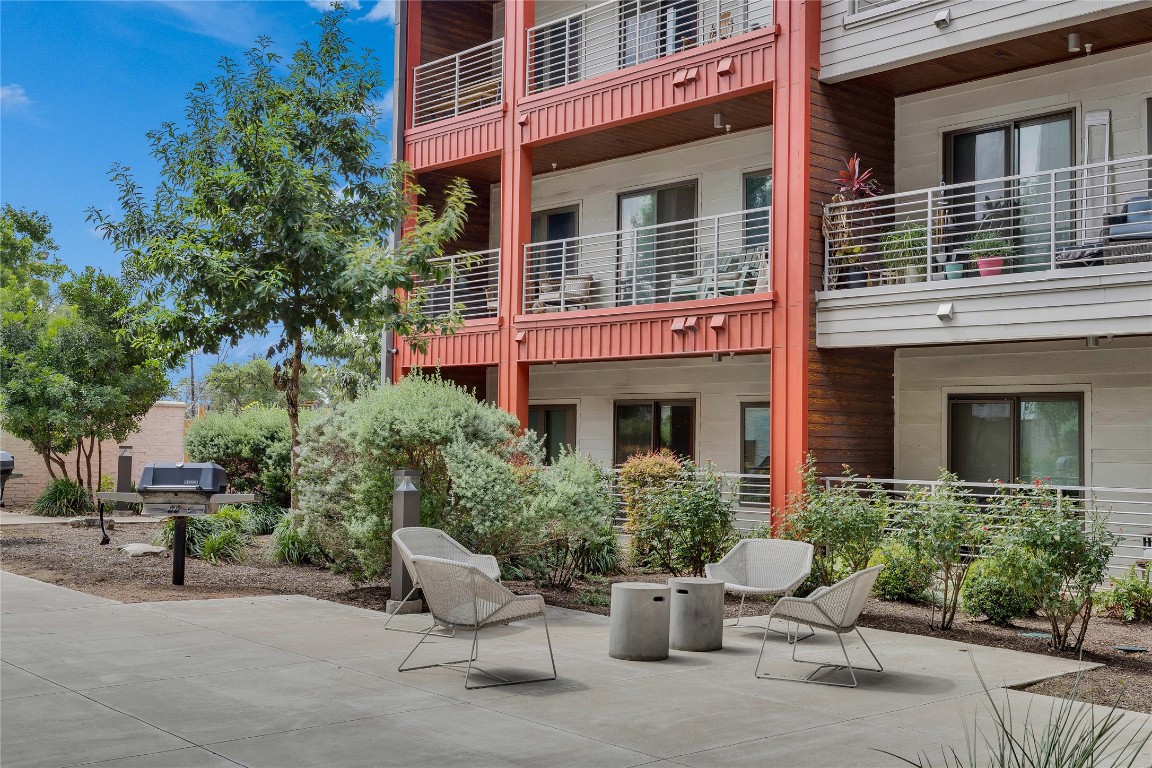 4361 South Congress Avenue, Unit 335 Austin, TX 78745 - Photo 17 of 22 a view of a house with a patio