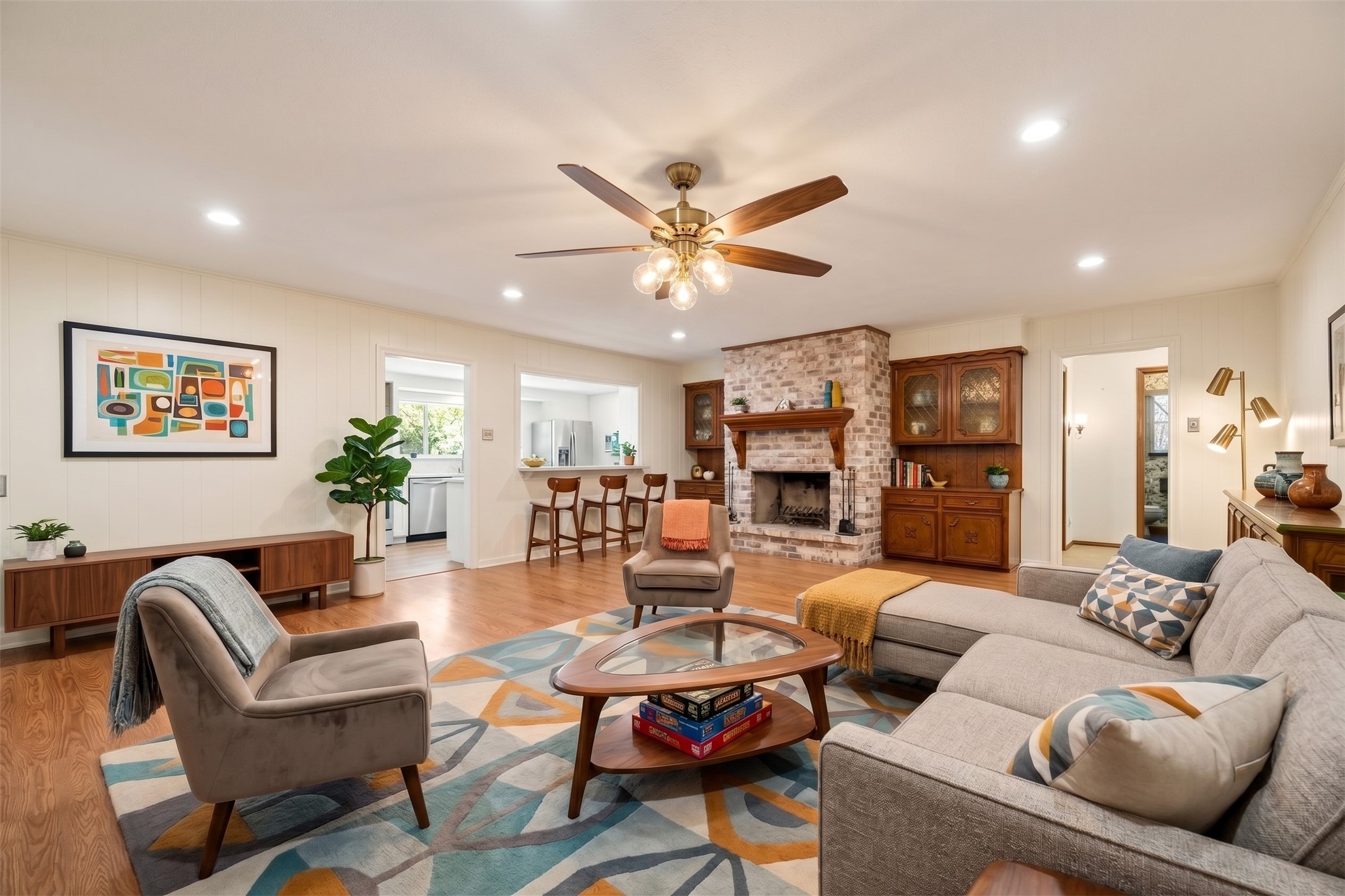 5311 Alba Road Houston, TX 77091 - Photo 13 of 27 Paint, add some lighting and furniture to transform your living area.