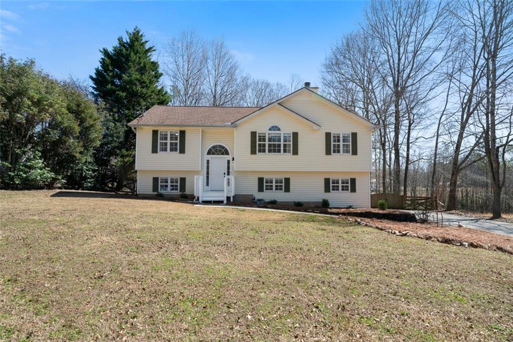 a house with a outdoor space
