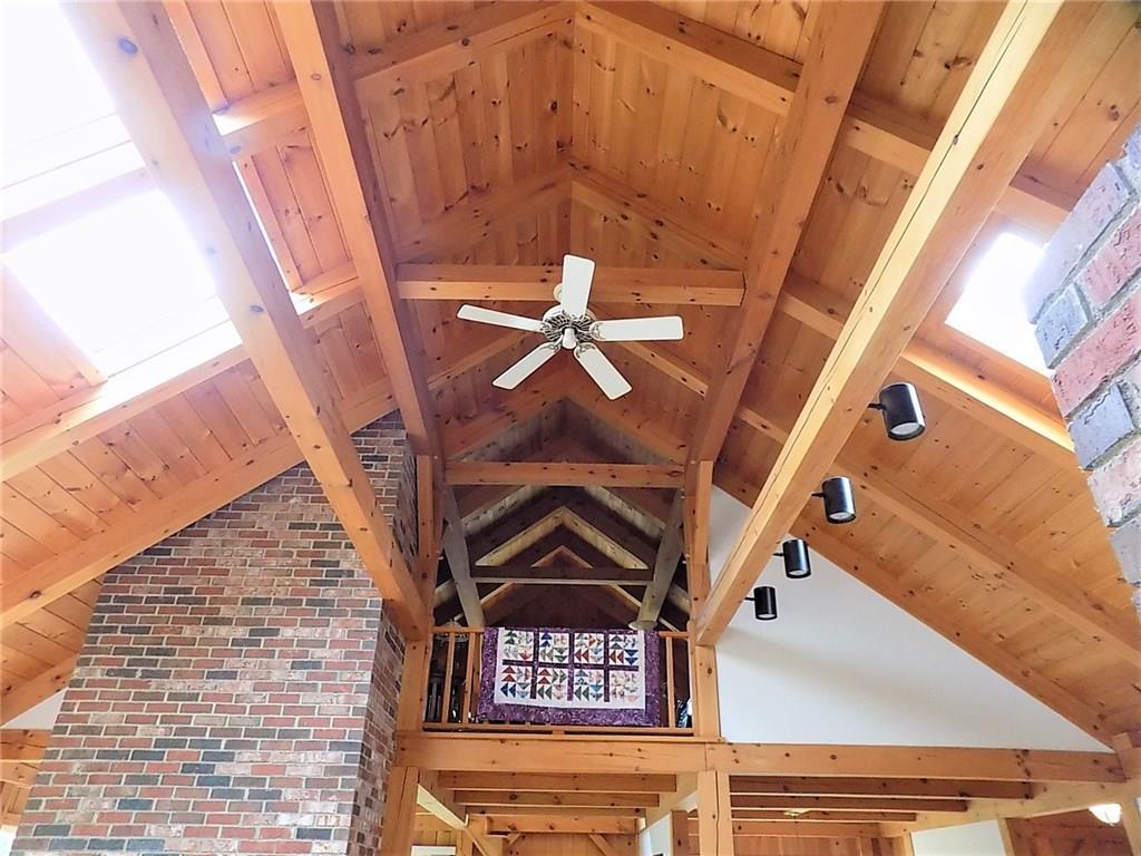 476 Looks Point Road Jonesboro, ME 04648 - Photo 11 of 35 Looking up to ceiling fan and...