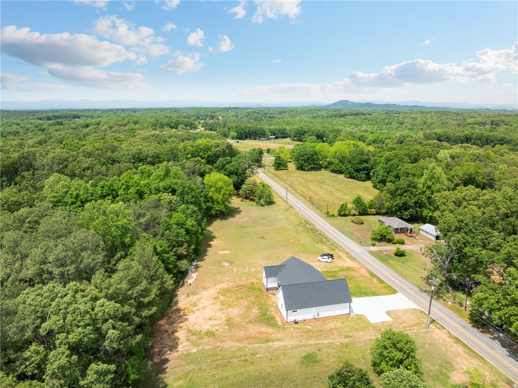 1735 Maw Bridge Road Central, SC 29630 - Photo 38 of 38 An aerial view showcases a property nestled amidst a vast expanse of verdant trees under a bright sky.