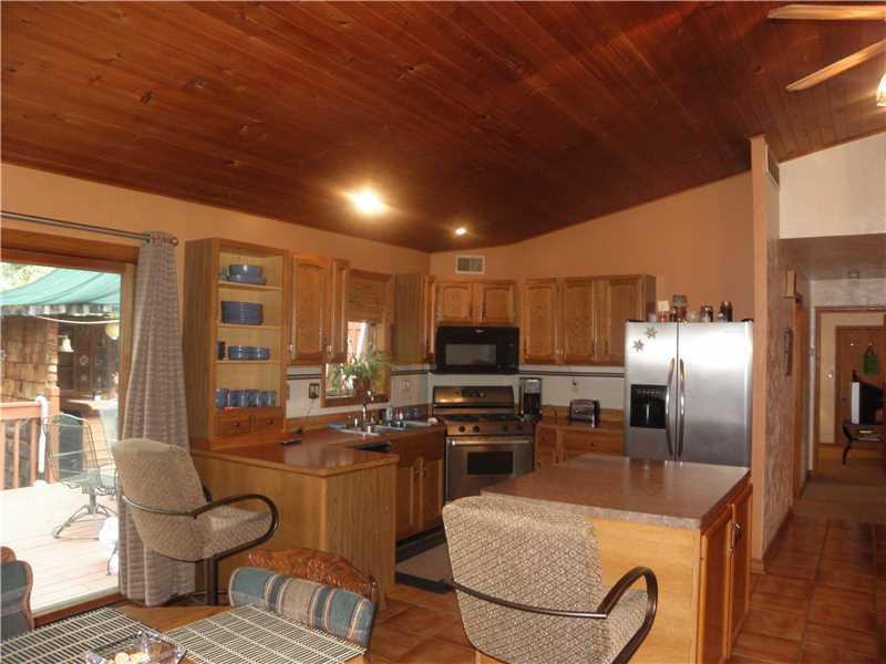 206 Susquehanna Road Monongahela, PA 15063 - Photo 4 of 25 Kitchen. Gorgeous Kitchen w/ Oak Cabinets, Recessed Lighting, Ceramic Tiled Floors, Attractive Wood Planked Ceilings & Sliding Glass Door to Awesome Decks!