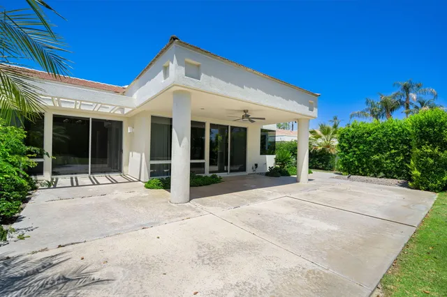 a view of a house with a patio